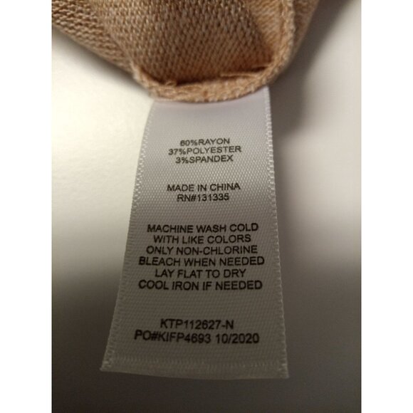 NWT Socialite Women's Tan V-Neck Sweater Size Small - Picture 6 of 6